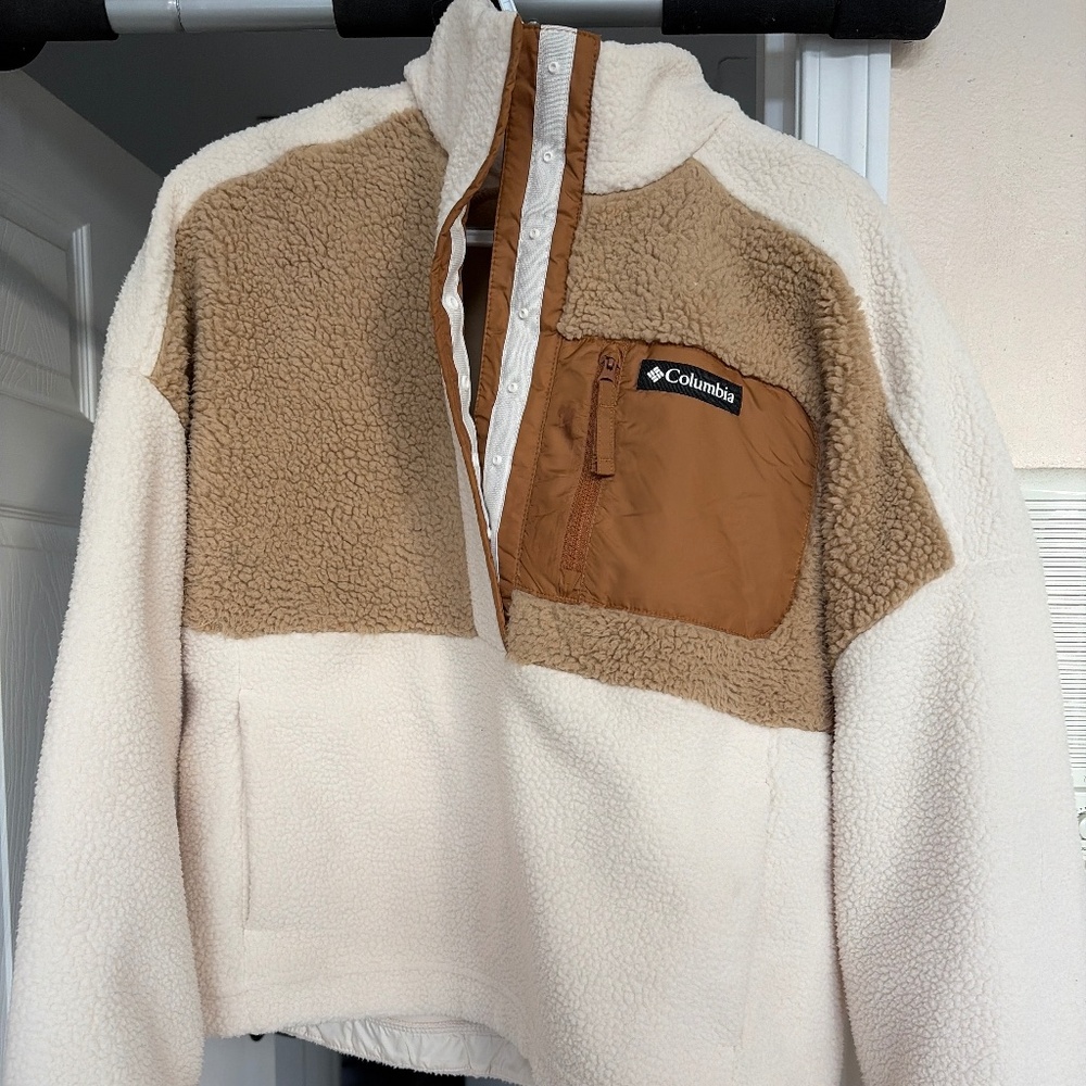 Columbia fluffy quarter zip